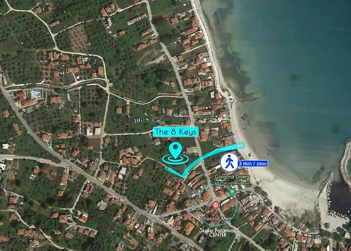 The 8 Keys Appart hôtel Skala Potamia (Thasos)